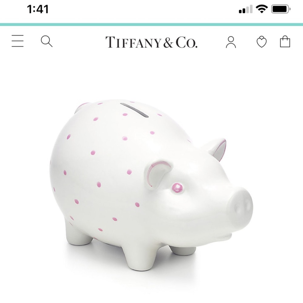 Tiffany Piggy Bank